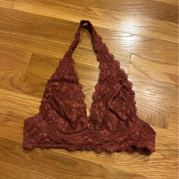 FREE PEOPLE | lace halter bralette - Picture 2 of 4